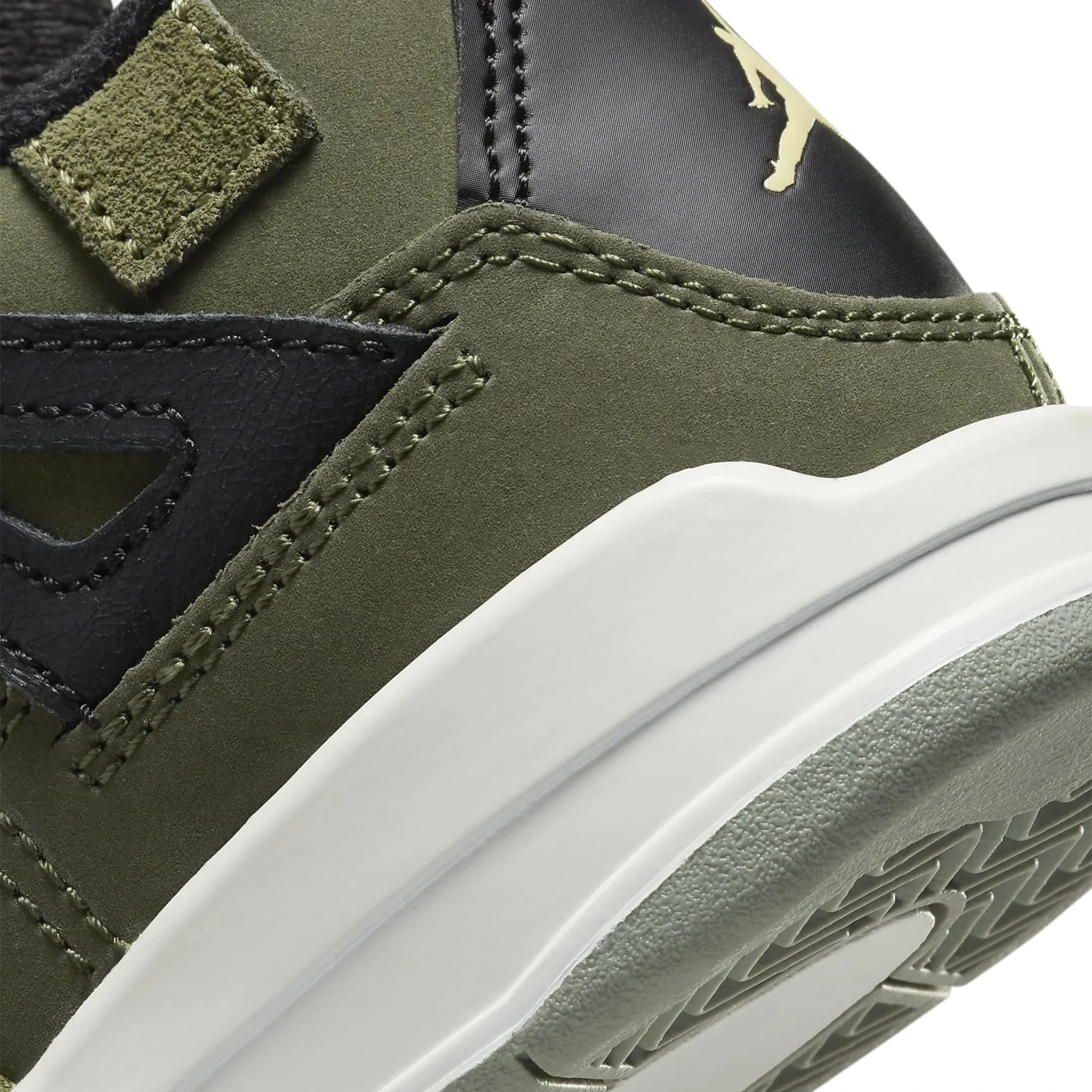 Air Jordan 4 Retro SE Craft Olive (PS) - Image 7