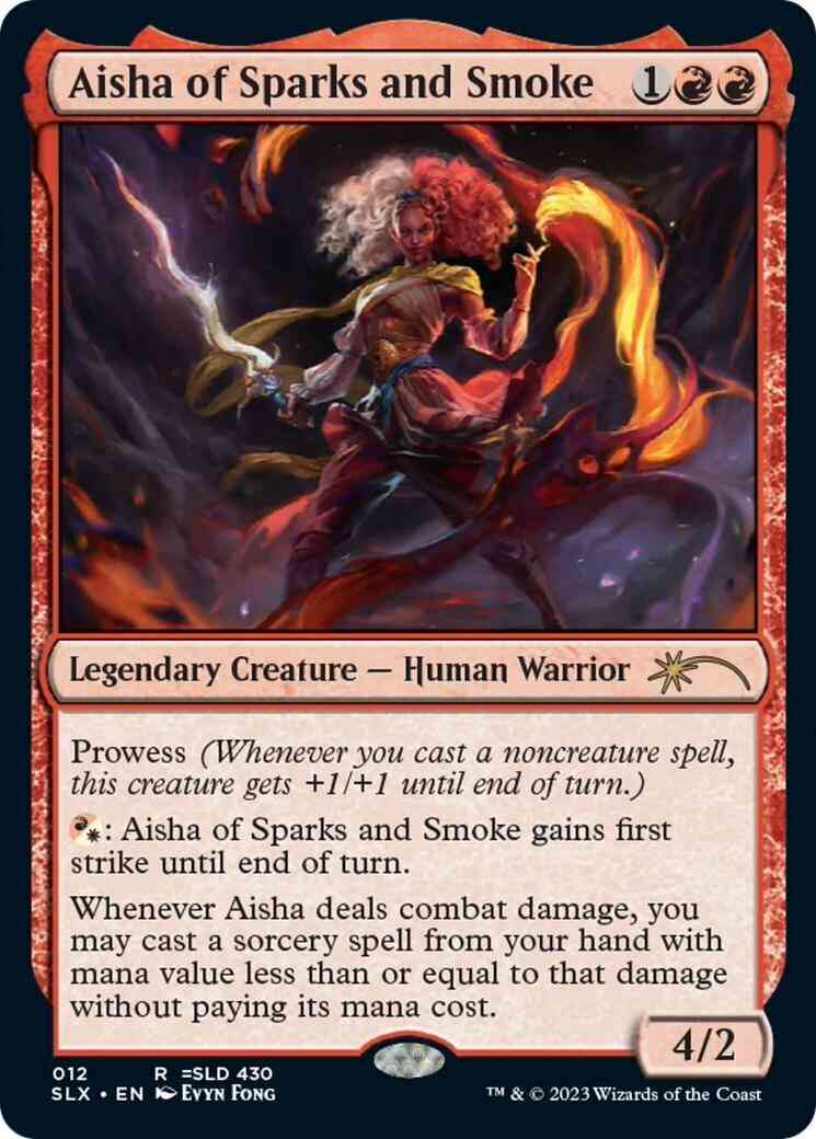Aisha of Sparks and Smoke [0012] [Universes Within] [Non-Foil]