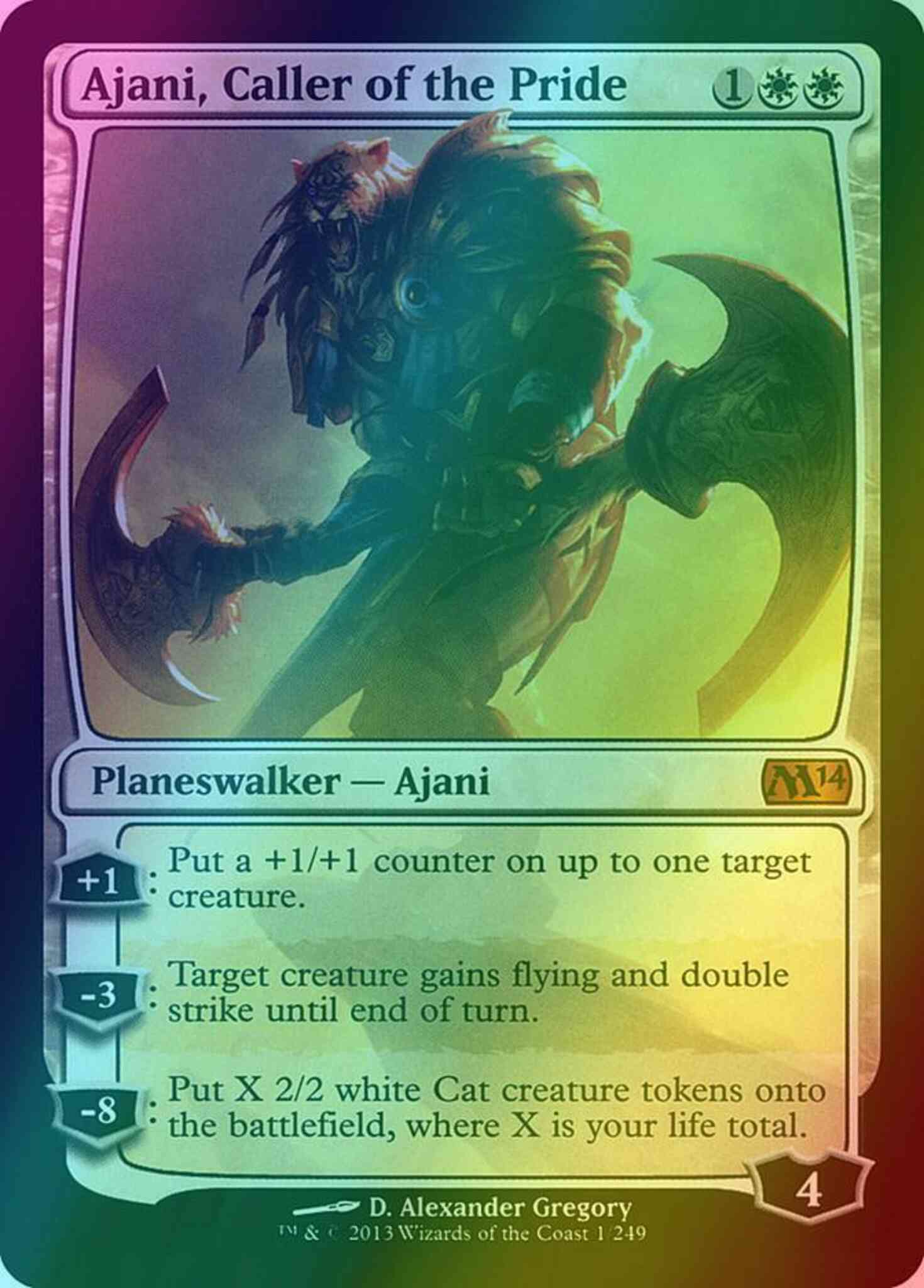 Ajani, Caller of the Pride [Magic 2014] [Foil]