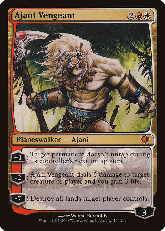 Ajani Vengeant [154] [Shards Of Alara] [Non-Foil]