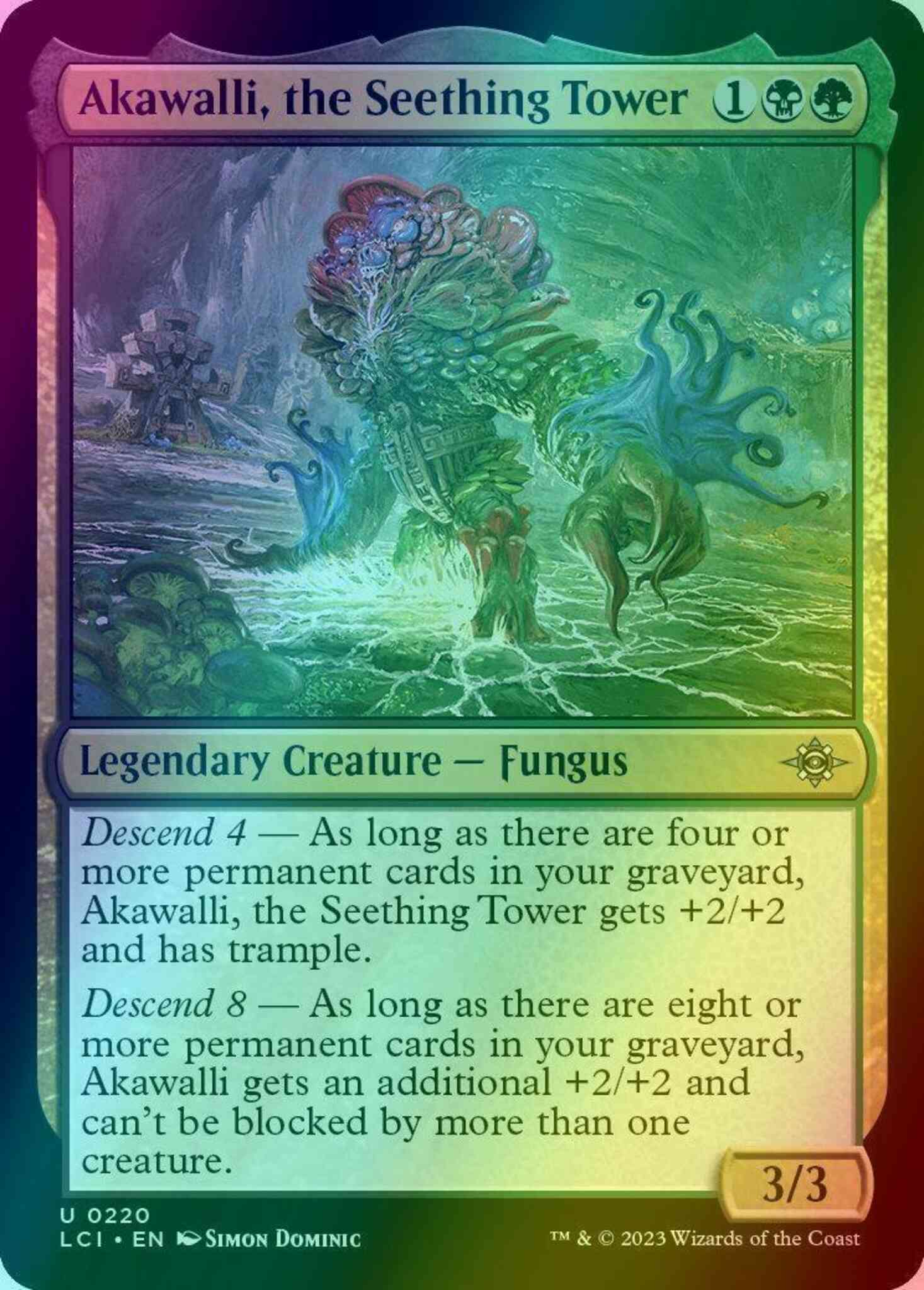 Akawalli, the Seething Tower [220] [The Lost Caverns of Ixalan] [Foil]
