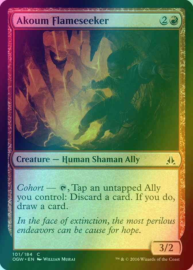 Akoum Flameseeker [101] [Oath of the Gatewatch] [Foil]
