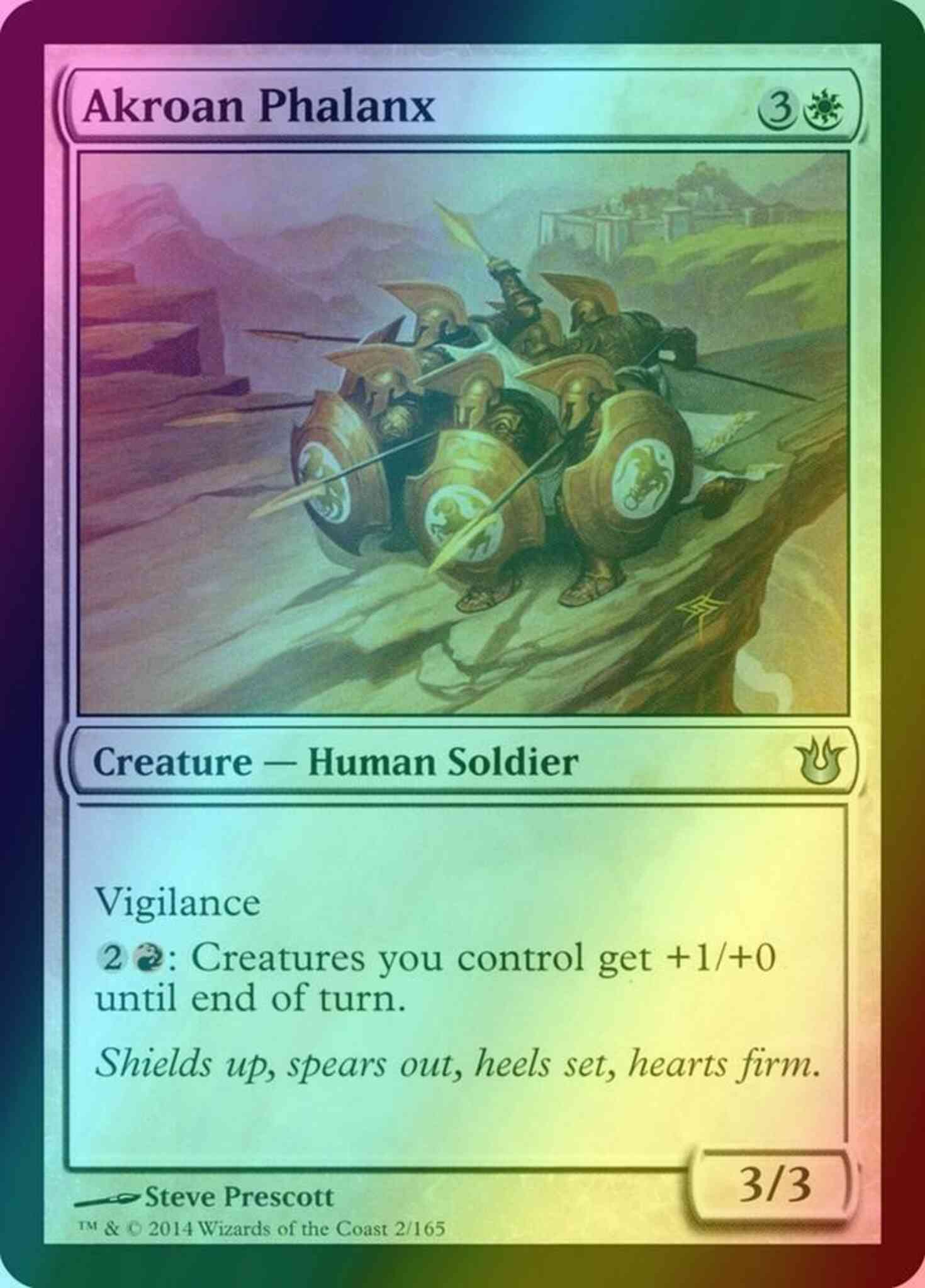 Akroan Phalanx [2] [Born of the Gods] [Foil]