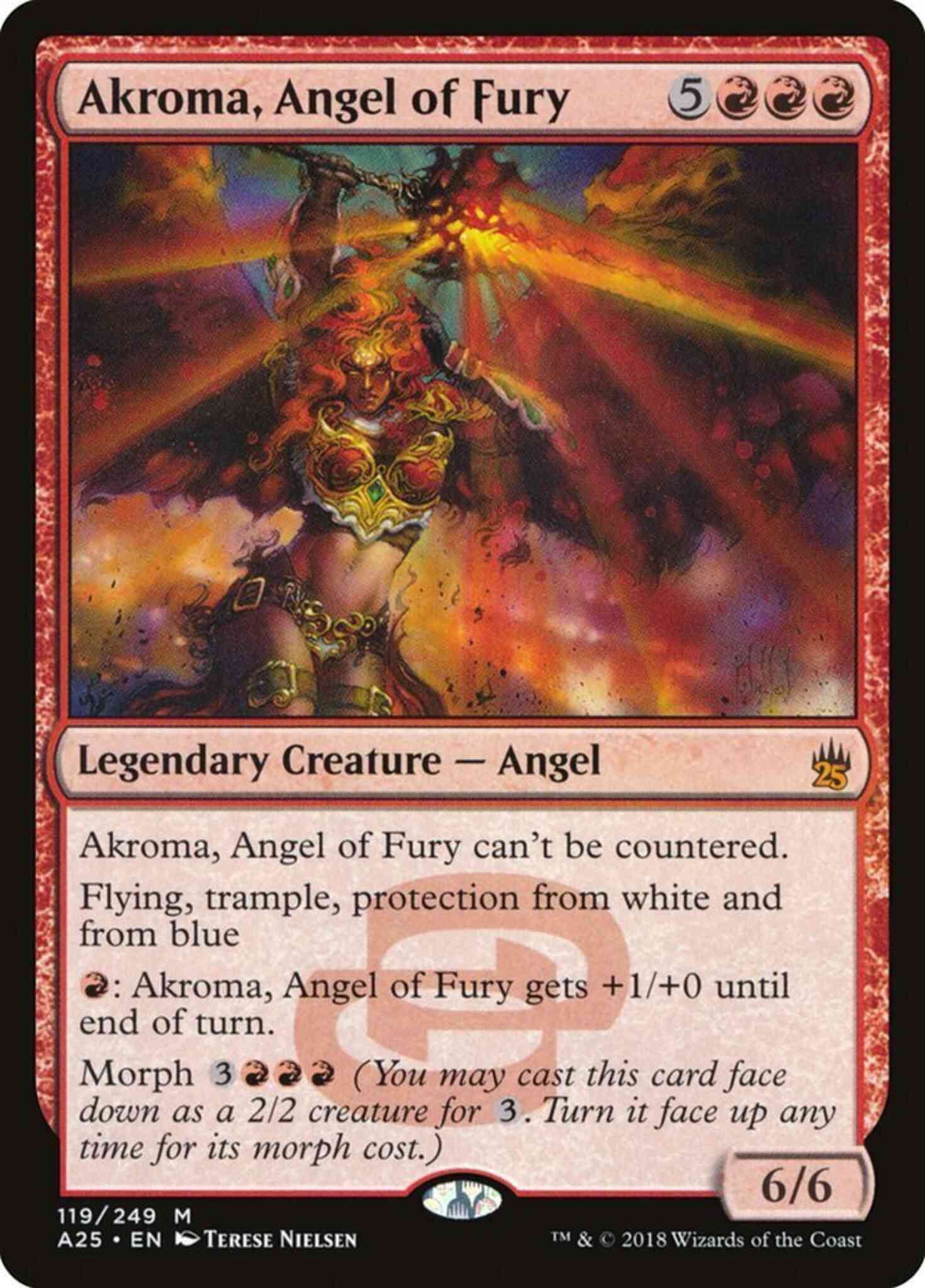 Akroma, Angel of Fury [119] [Masters 25] [Non-Foil]