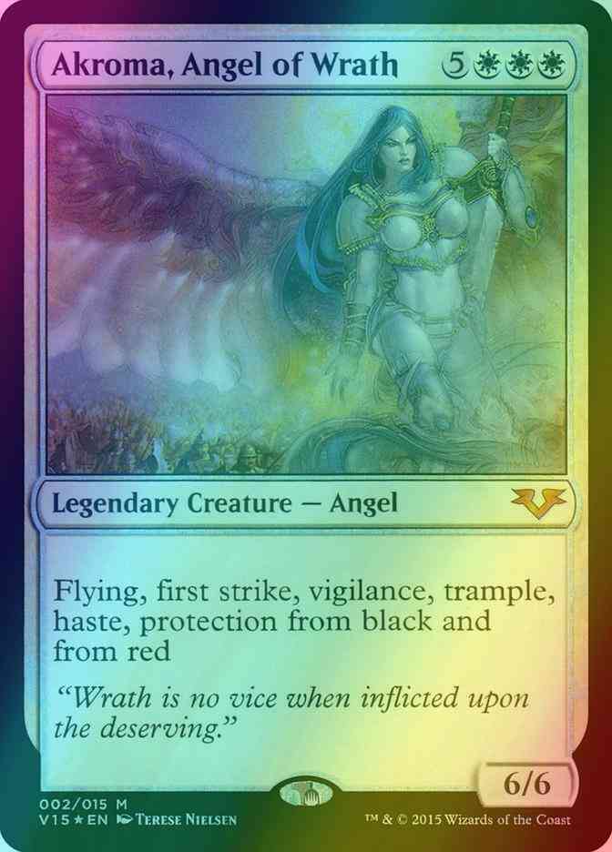 Akroma, Angel of Wrath [2] [From the Vault: Angels] [Foil]