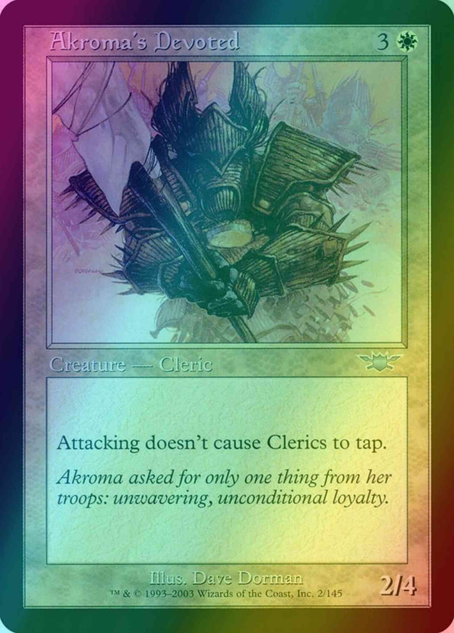 Akroma's Devoted [2] [Legions] [Foil]
