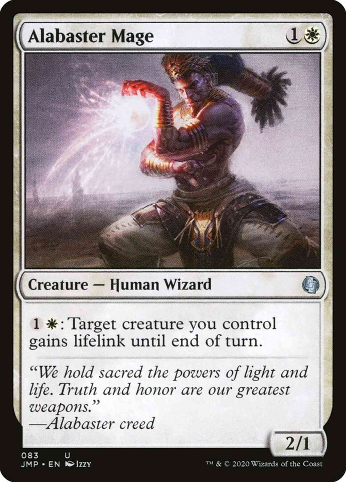 Alabaster Mage [83] [Jumpstart] [Non-Foil]