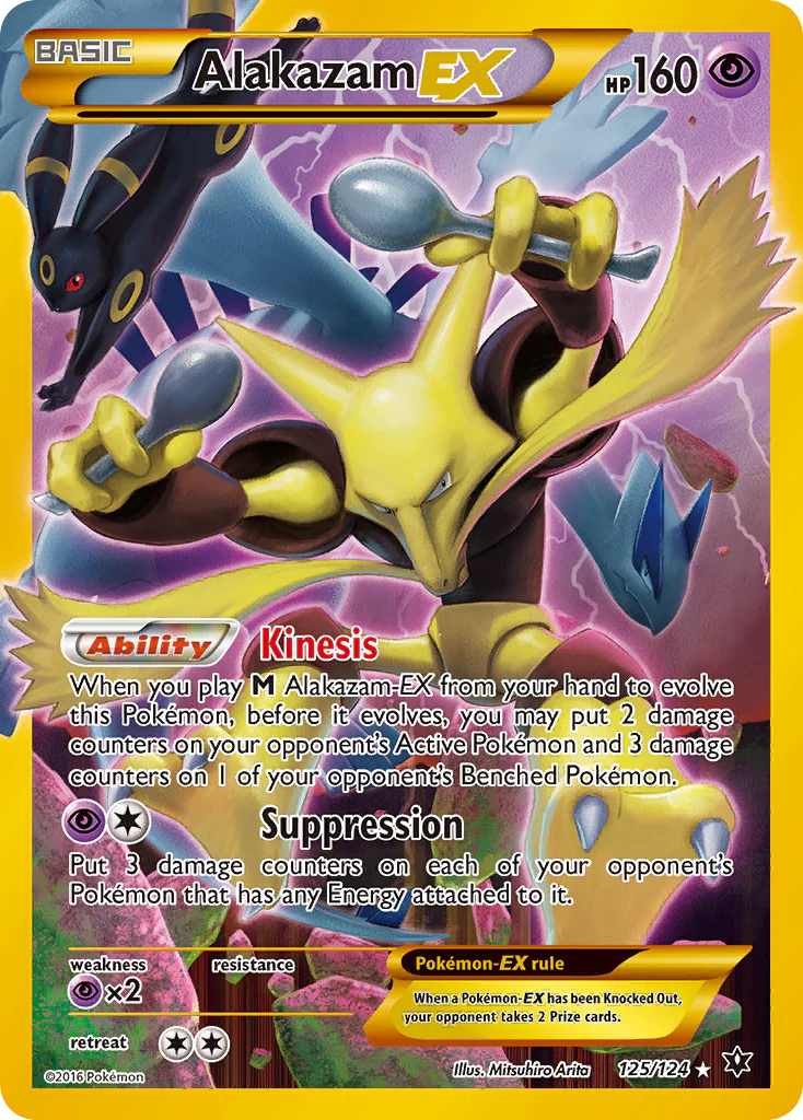 Alakazam-EX - 125/124 - Rare Secret [xy10-125] [Secret]