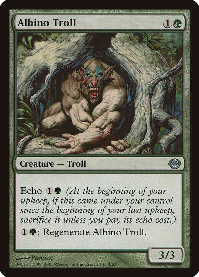 Albino Troll [3] [Duel Decks: Garruk vs. Liliana] [Non-Foil]