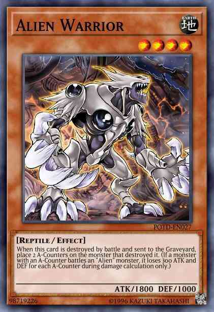 Alien Warrior - POTD-EN027 - Ultimate Rare - Unlimited