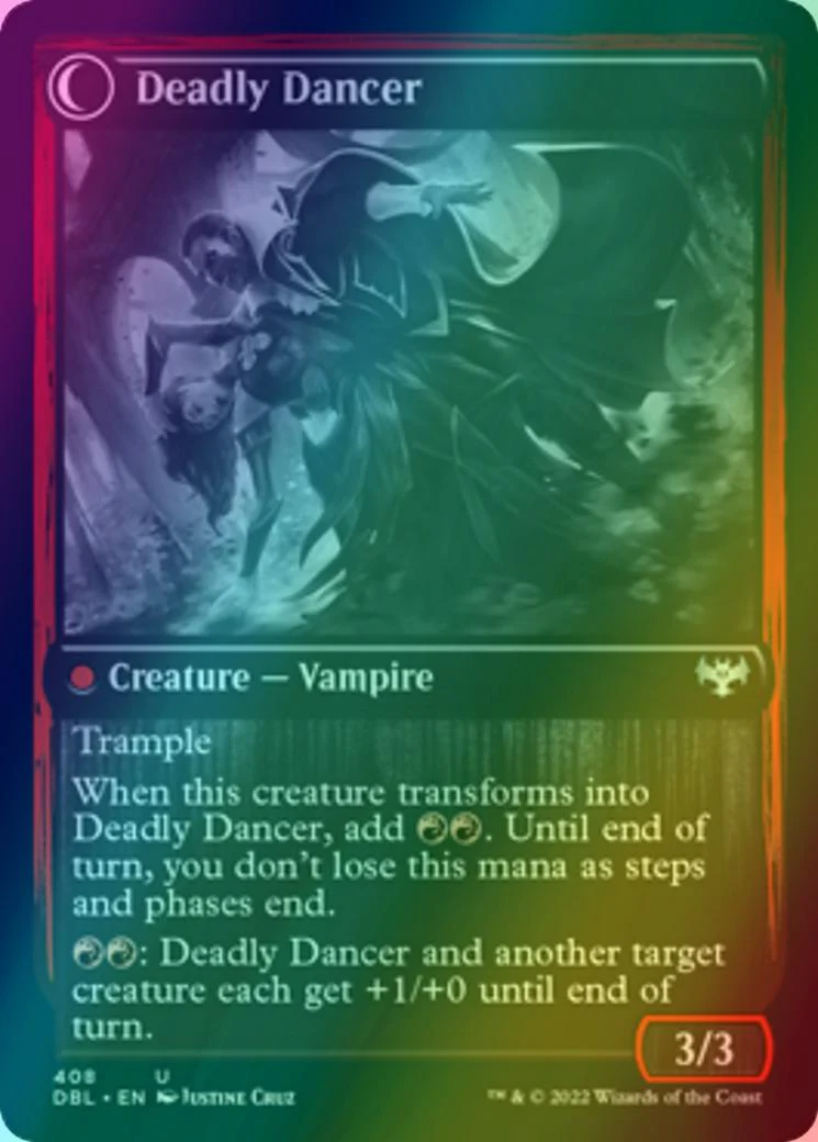 Alluring Suitor // Deadly Dancer [408] [Innistrad: Double Feature] [Foil] - Image 2