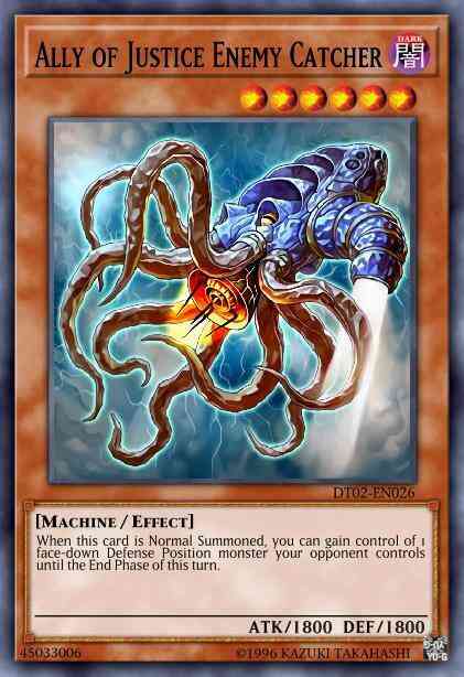 Ally of Justice Enemy Catcher - DT02-EN026 - Duel Terminal Rare Parallel Rare - Duel Terminal