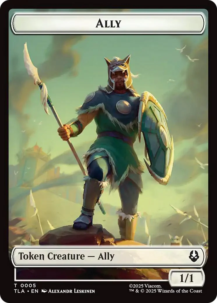 Ally Token (05) // Clue Token (14) [Avatar: The Last Airbender: Tokens] [Non-Foil]