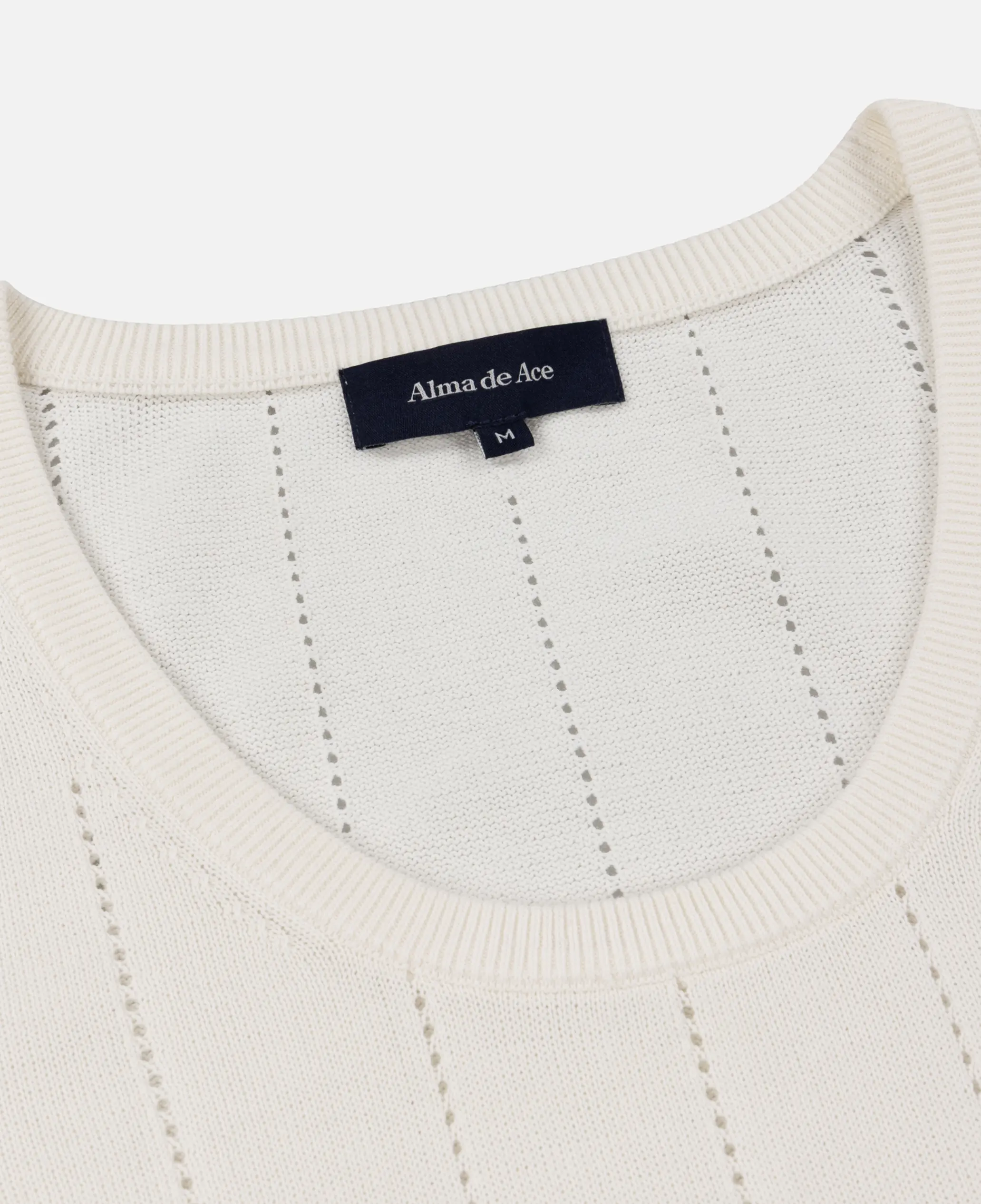 Alma De Ace Peta Knitted Cream Vest - Image 7