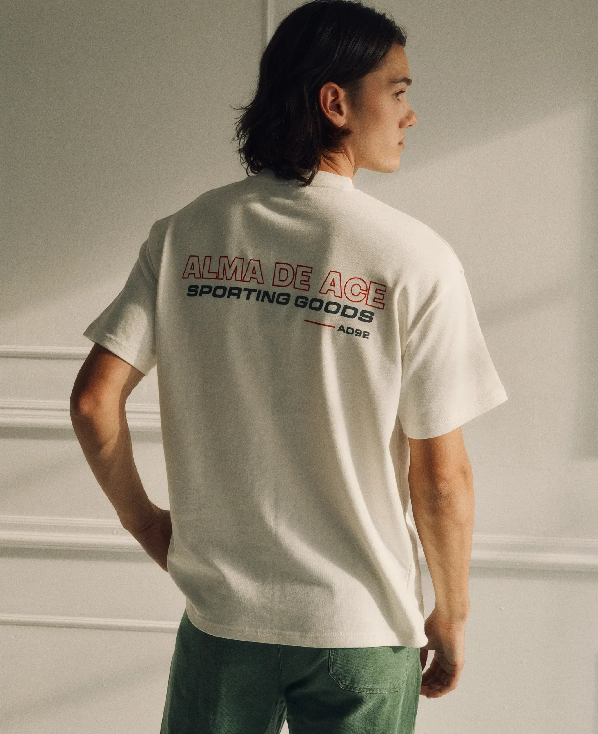 Alma De Ace Sporting Goods 92 White T-Shirt - Image 4