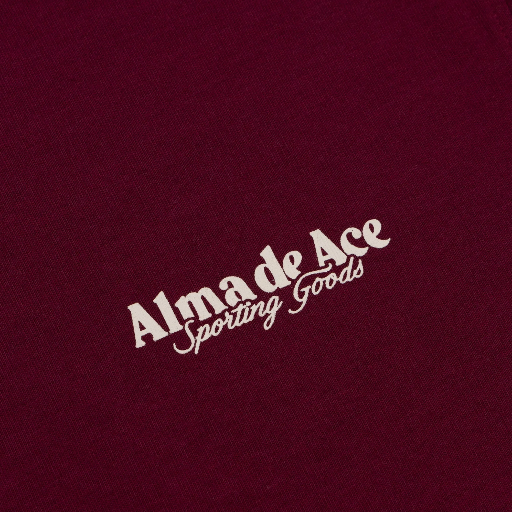 Alma De Ace Sporting Goods Burgundy T-Shirt - Image 5