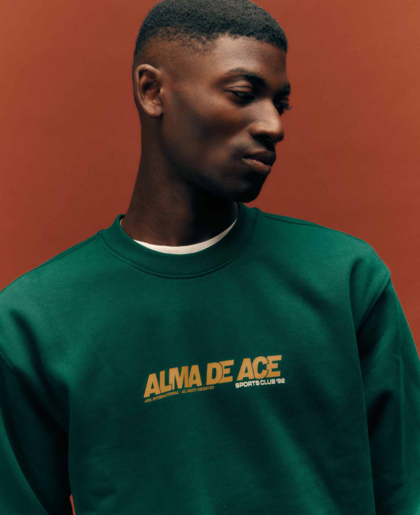 Alma De Ace Sports Club 92 Green Sweatshirt - Image 4