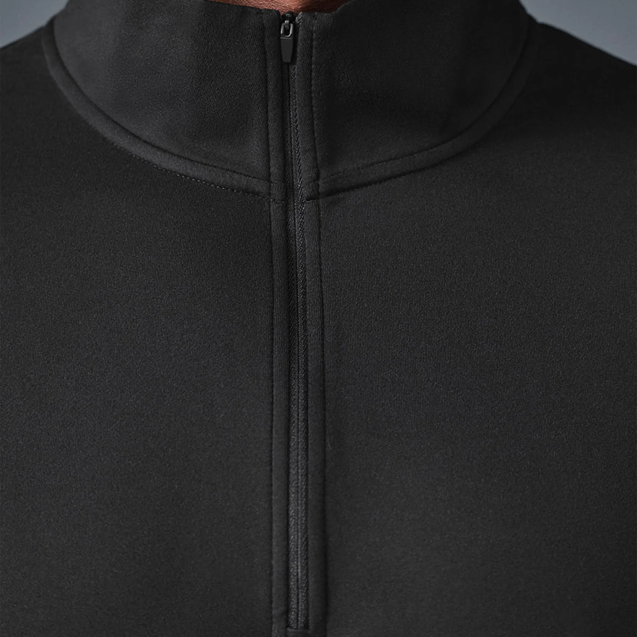 Alo Yoga Conquer Reform Black L/S 1/4 Zip - Image 3