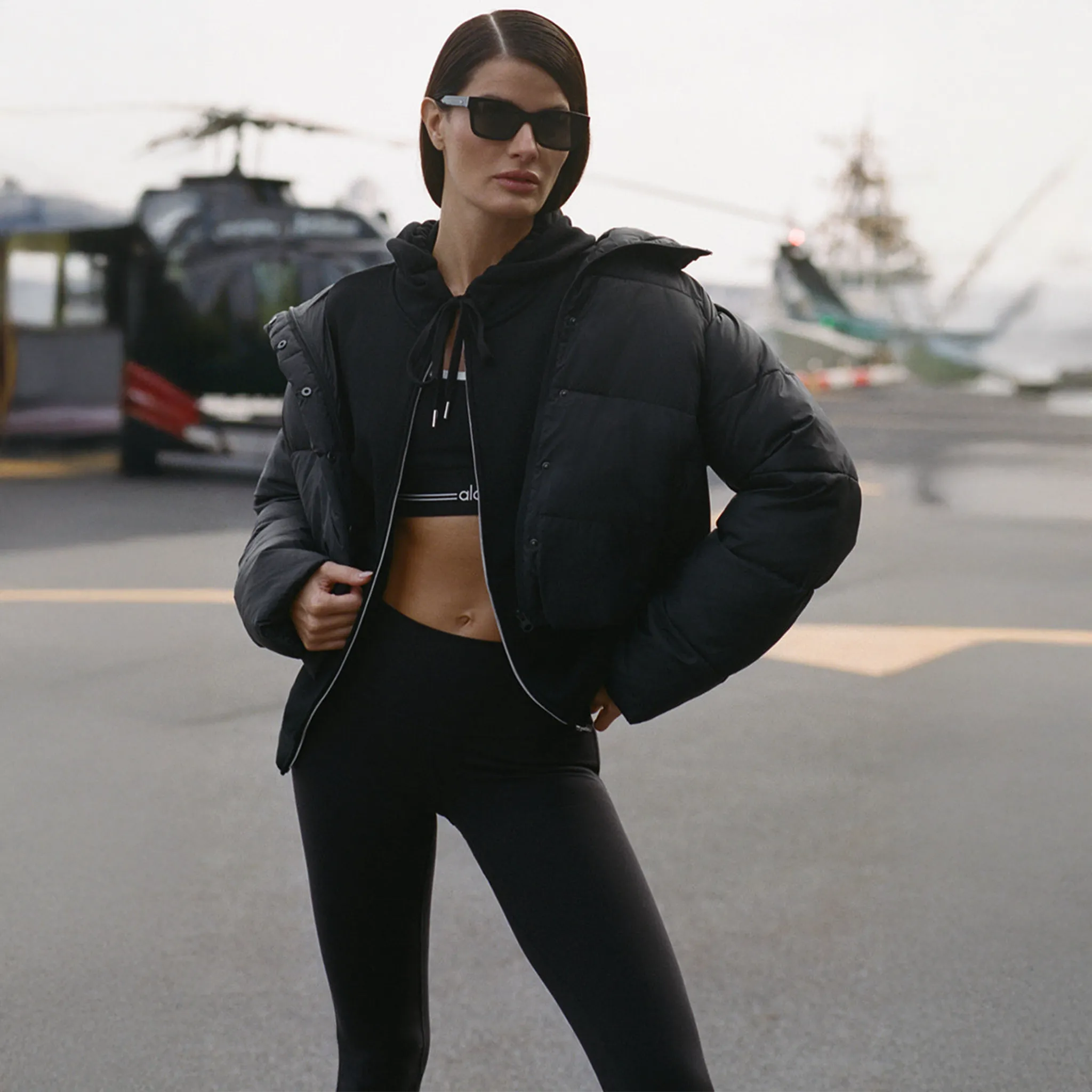 Alo Yoga Gold Rush Black Puffer Jacket (W) - Image 7