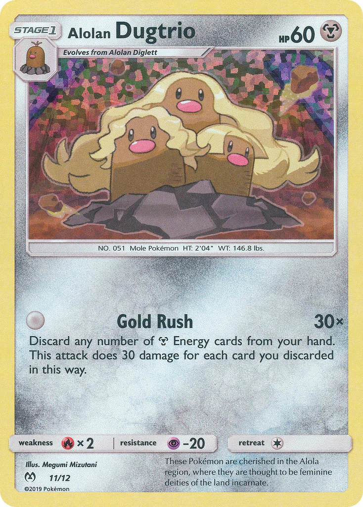 Alolan Dugtrio - 11/12 - Promo [mcd19-11] [Holo]