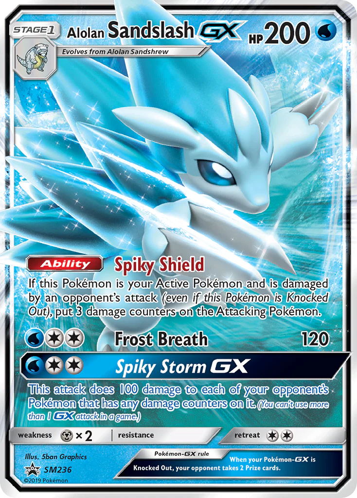 Alolan Sandslash-GX - SM236 - Promo [smp-SM236] [Ultra]