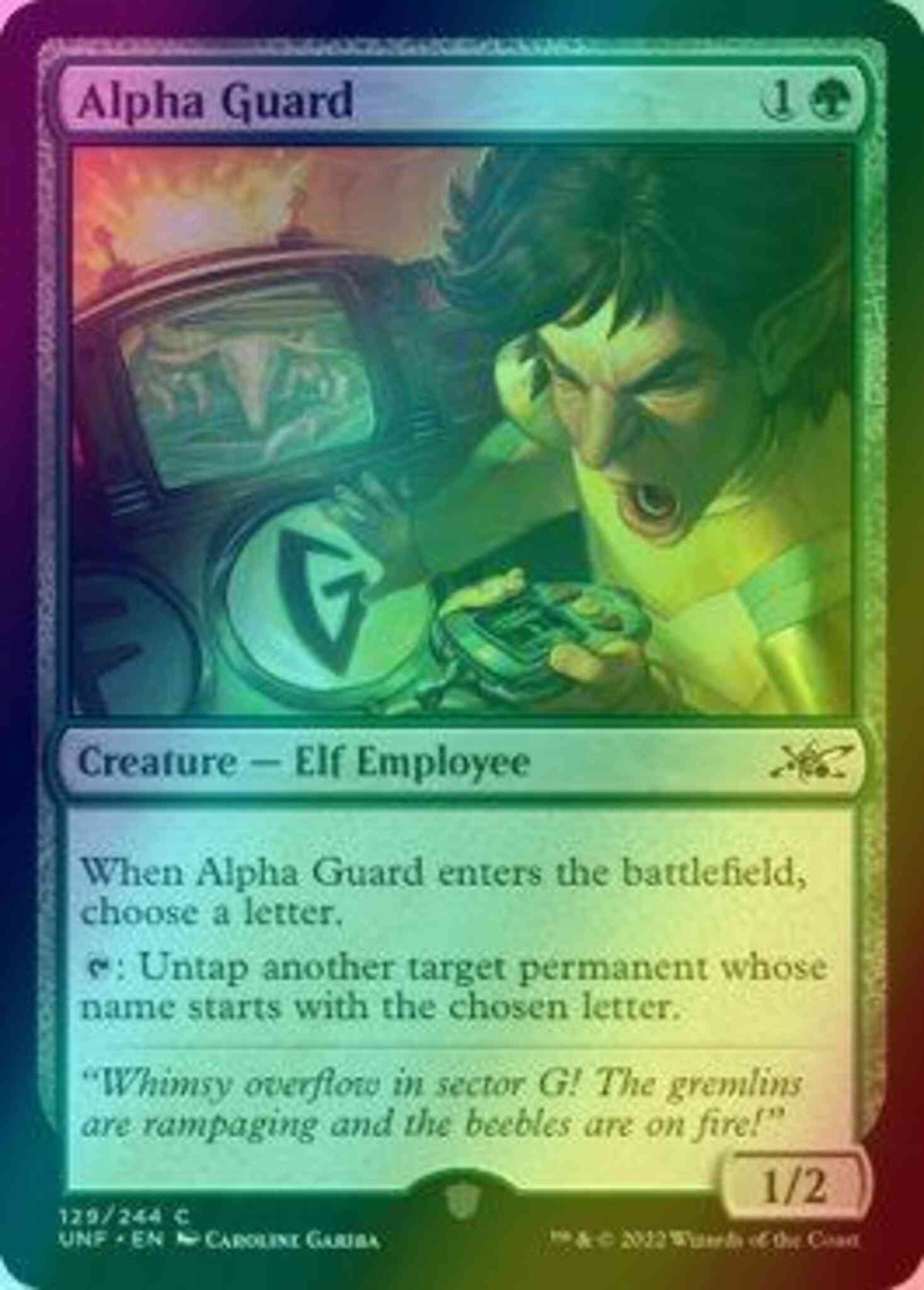 Alpha Guard [129] [Unfinity] [Foil]