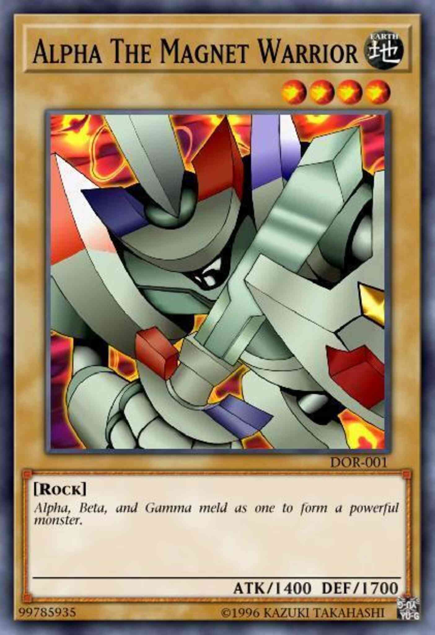 Alpha the Magnet Warrior - RP02-EN089 - Rare - Unlimited