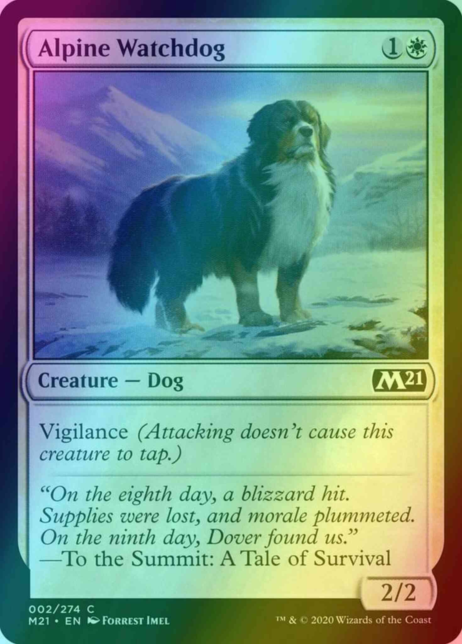 Alpine Watchdog [Core Set 2021] [Foil]