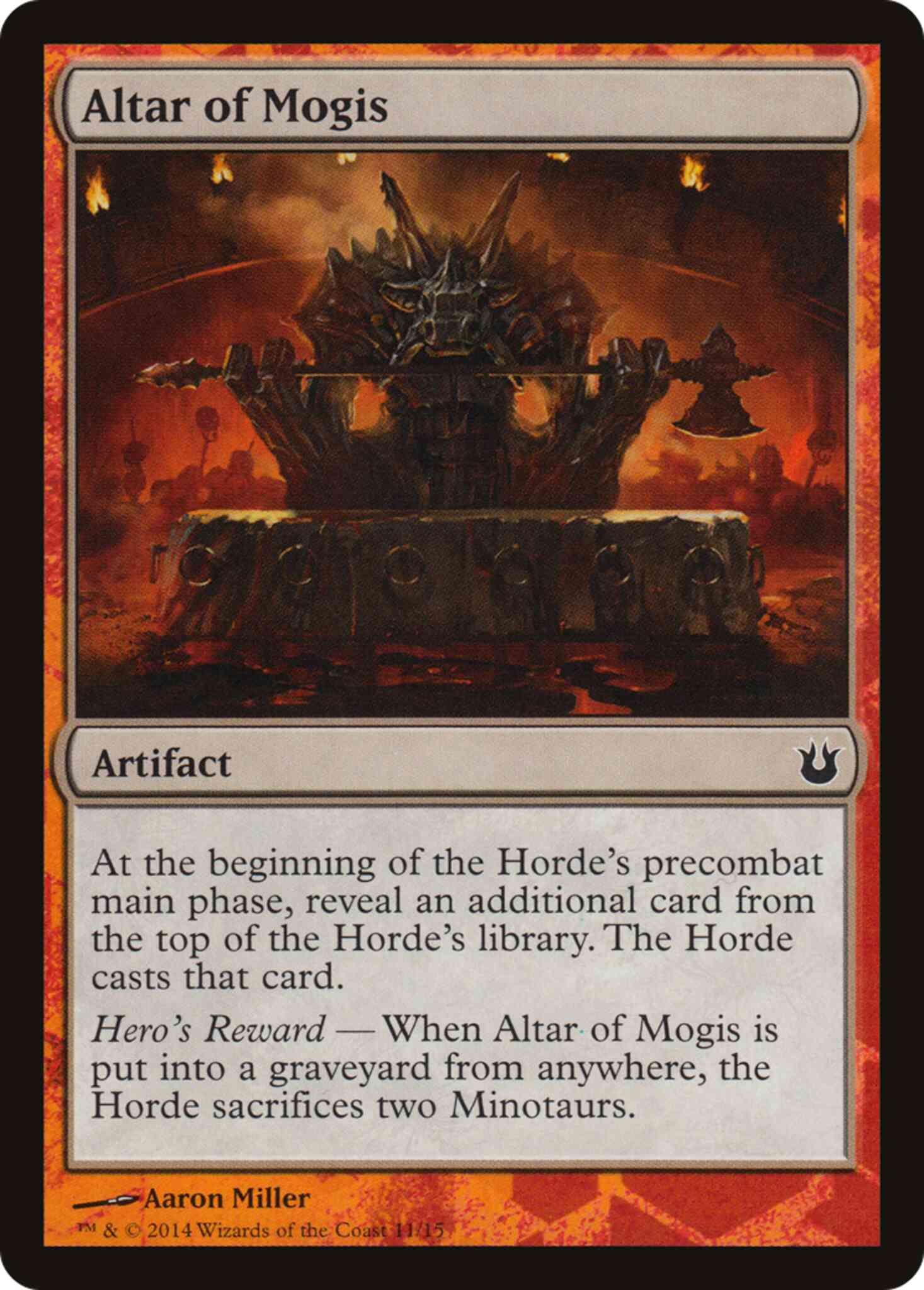 Altar of Mogis [11] [Battle the Horde] [Non-Foil]