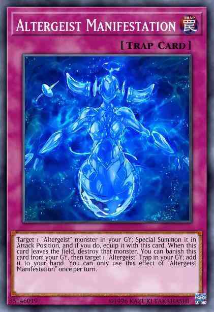 Altergeist Manifestation - EXFO-EN070 - Super Rare - 1st Edition
