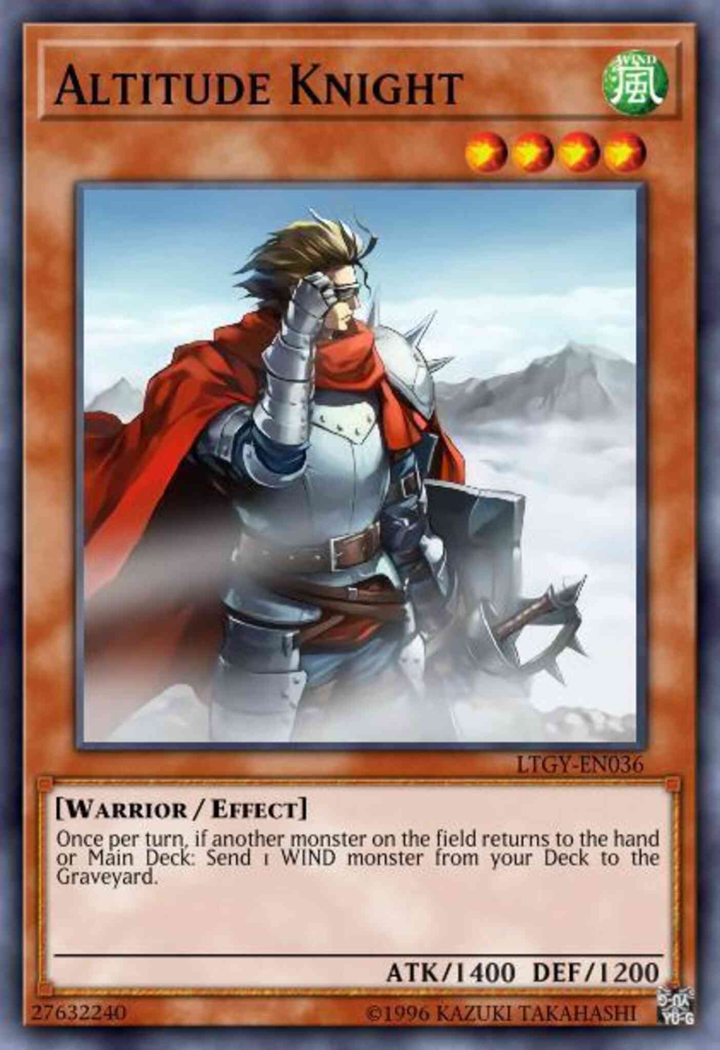 Altitude Knight - LTGY-EN036 - Rare - 1st Edition