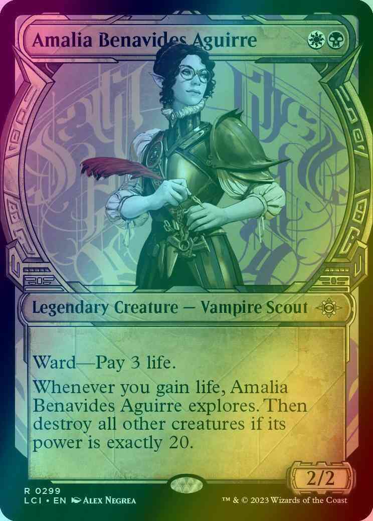 Amalia Benavides Aguirre [299] [Legends of Ixalan Showcase] [The Lost Caverns of Ixalan] [Foil]