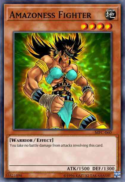 Amazoness Fighter - GLD3-EN005 - Common - Limited