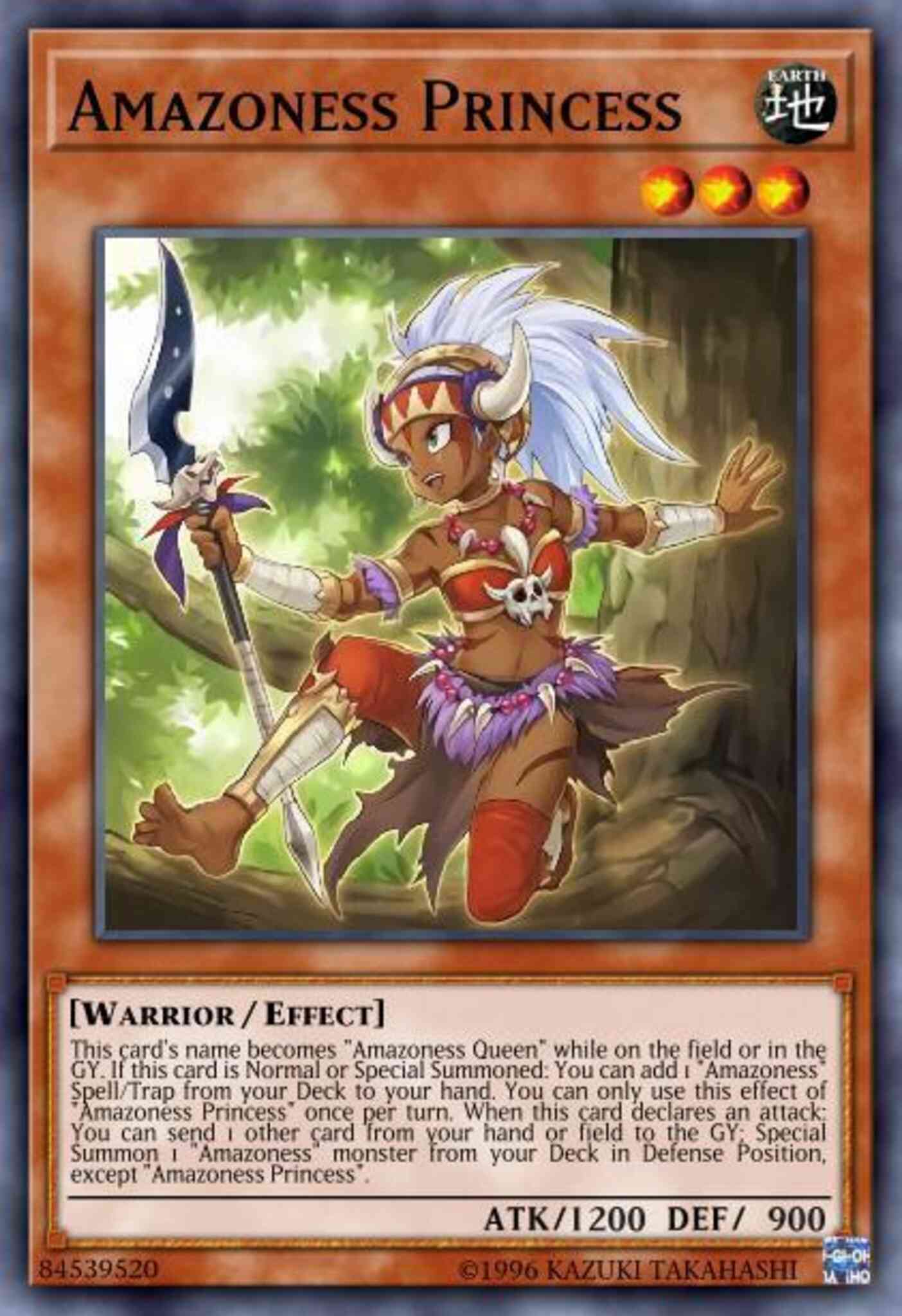 Amazoness Princess - LEDU-EN008 - Super Rare - 1st Edition