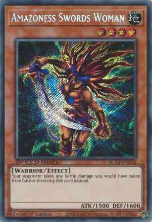 Amazoness Swords Woman - SGX3-END02 - Secret Rare - 1st Edition