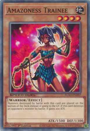Amazoness Trainee - SGX3-END07 - Common - 1st Edition