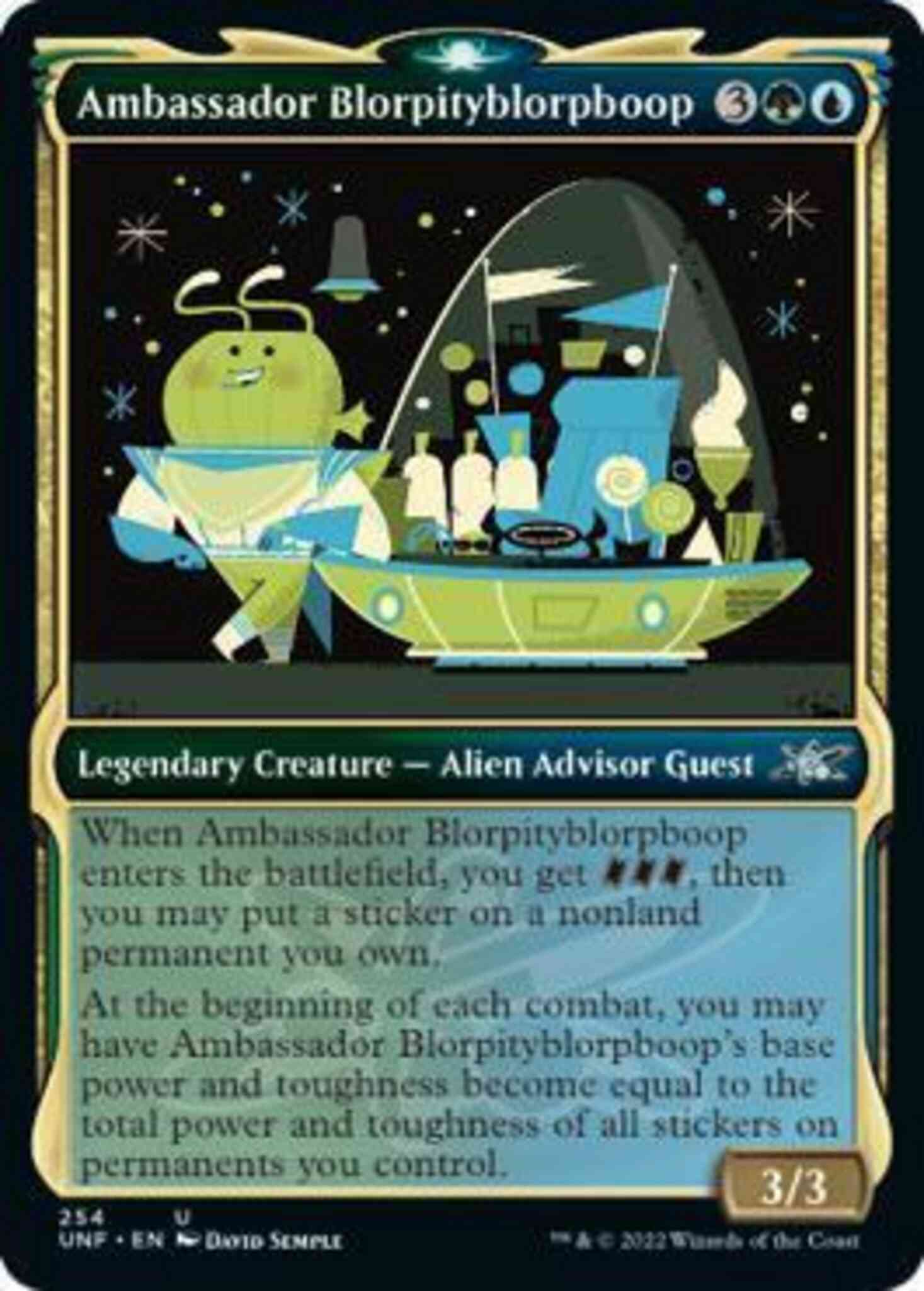 Ambassador Blorpityblorpboop [254] [Showcase Cards of Tomorrow] [Unfinity] [Non-Foil]