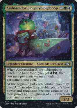 Ambassador Blorpityblorpboop [447] [Unfinity] [Galaxy Foil]