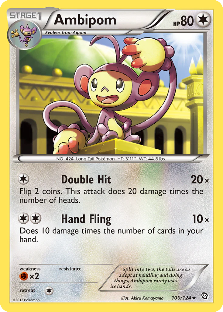Ambipom - 100/124 - Rare [bw6-100] [Non-Holo]
