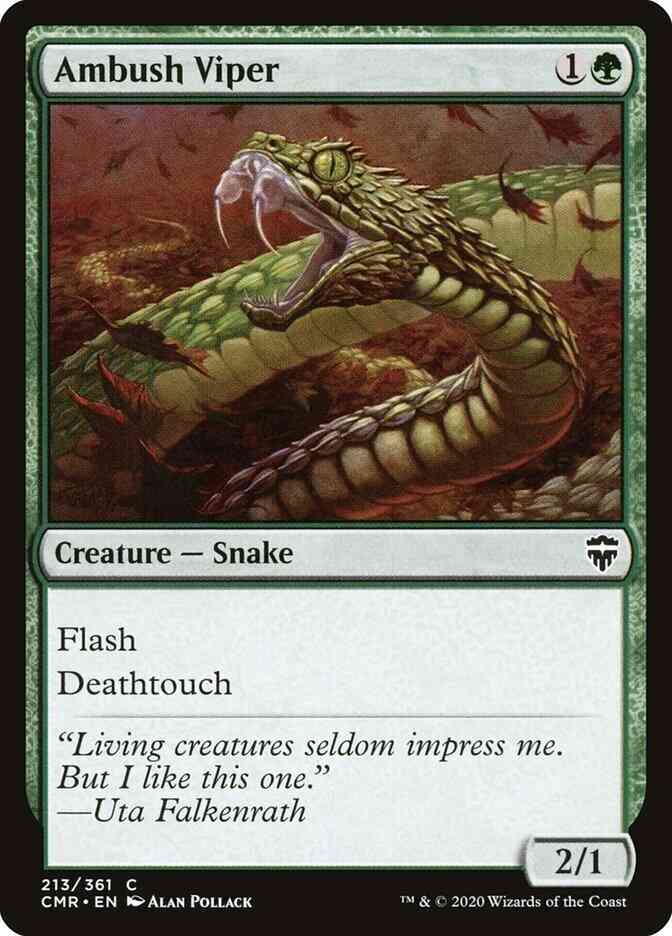 Ambush Viper [213] [Commander Legends] [Non-Foil]