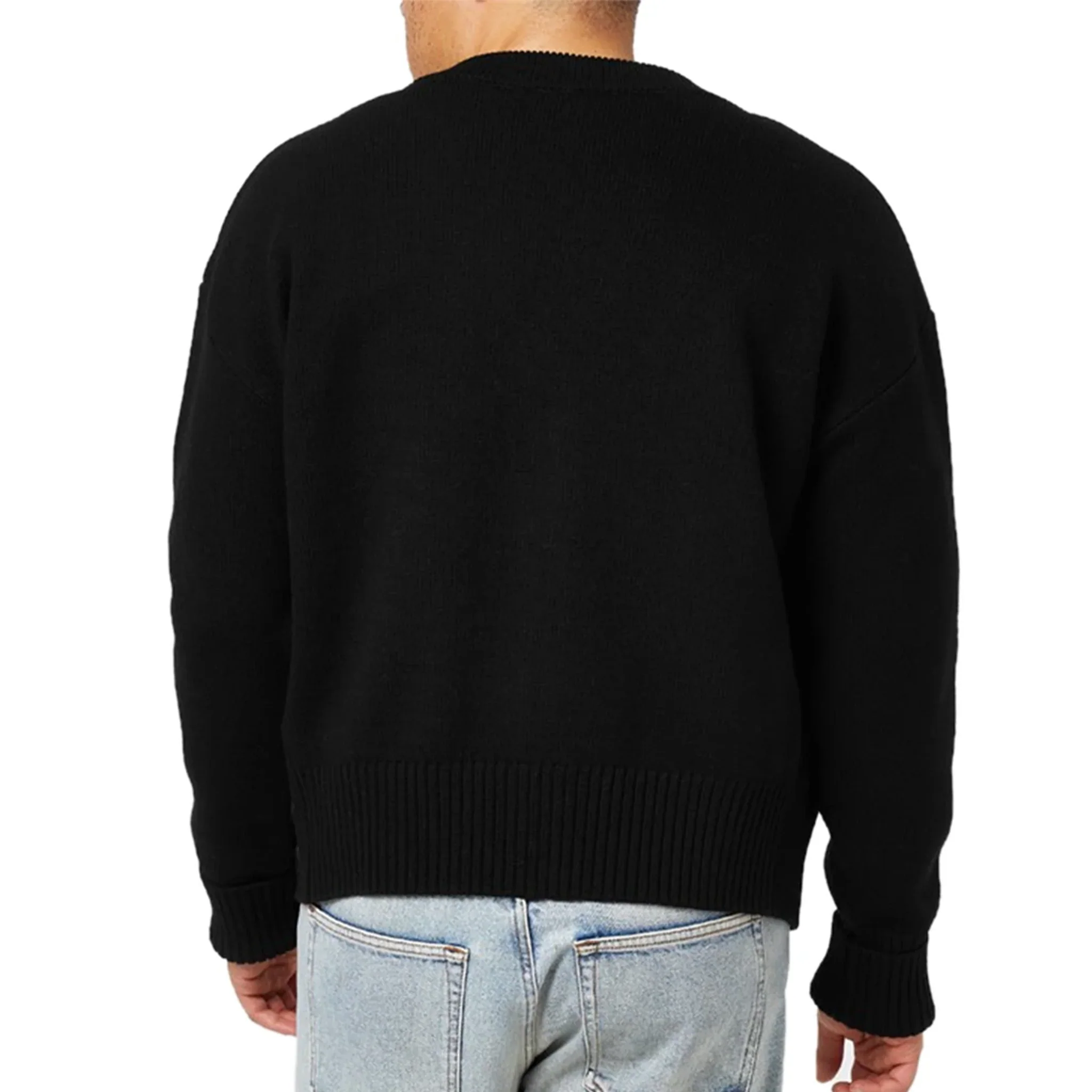 Ami Paris Ami De Coeur Black Red Cardigan - Image 2
