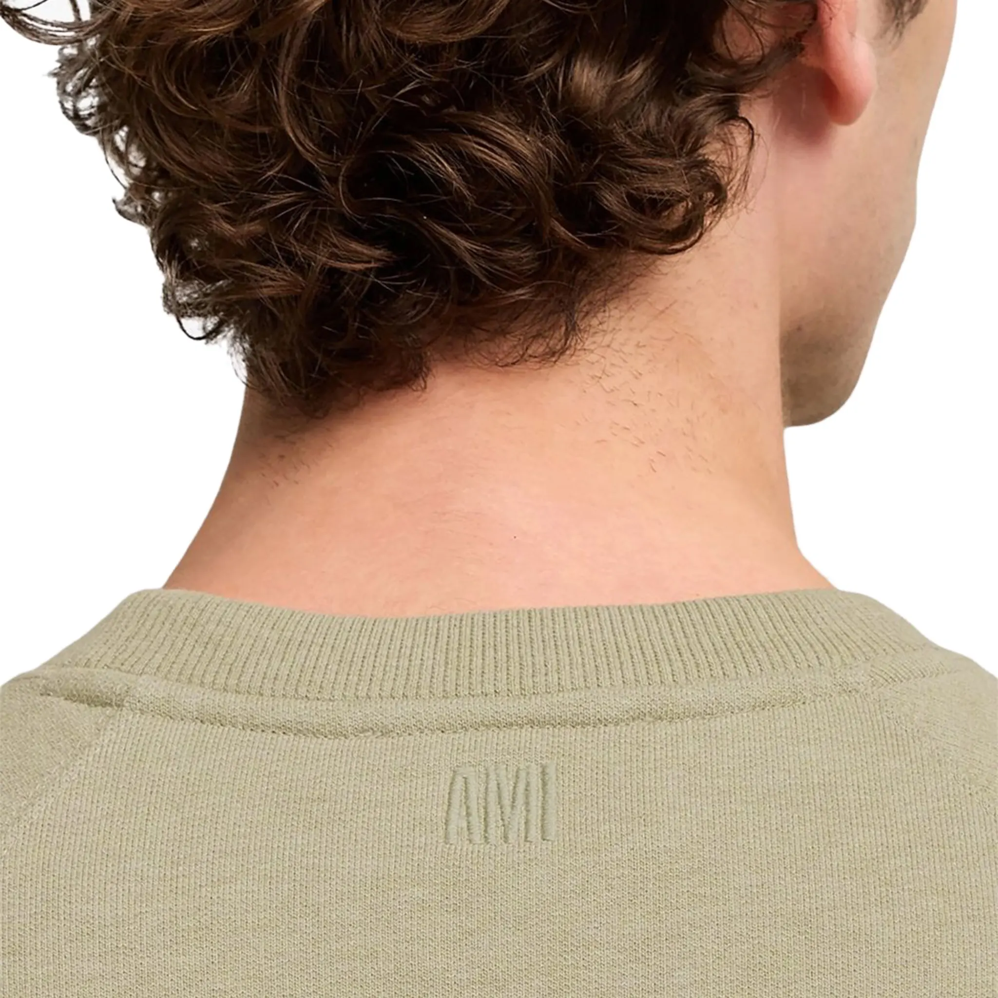 Ami Paris Ami De Coeur Green Sweatshirt - Image 5