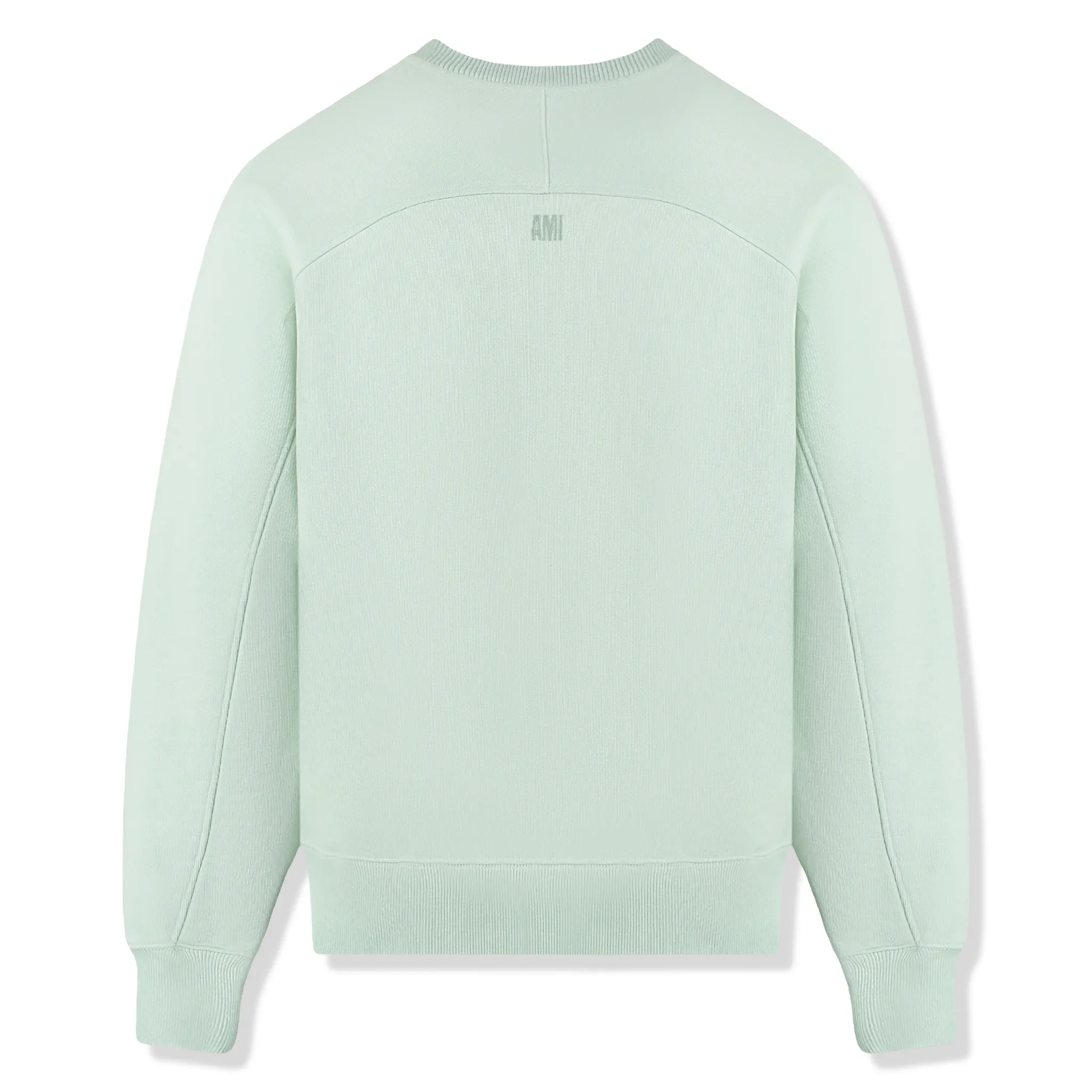 Ami Paris Ami De Coeur Tonal Aqua Green Sweatshirt - Image 2