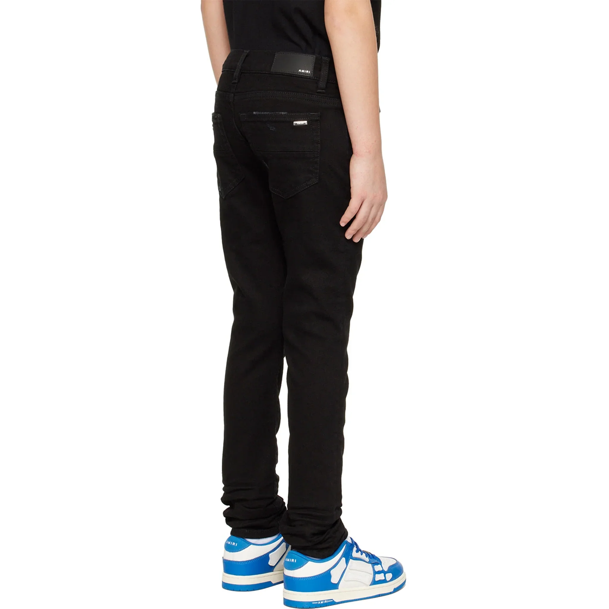 Amiri Kids Stack Black Jeans - Image 3