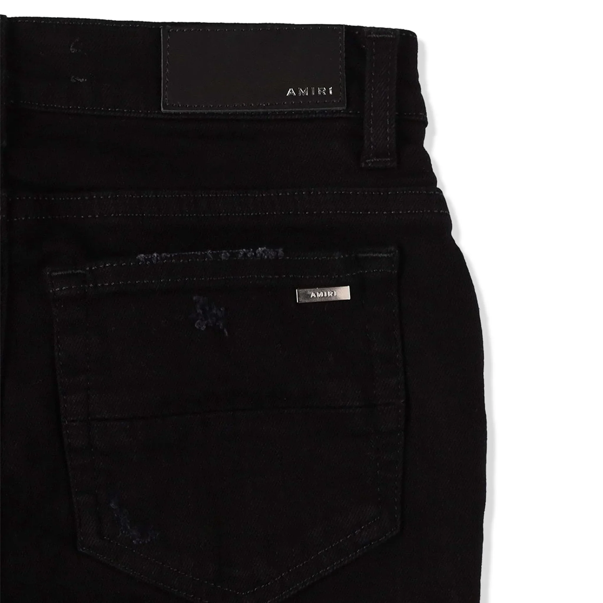 Amiri Kids Stack Black Jeans - Image 7