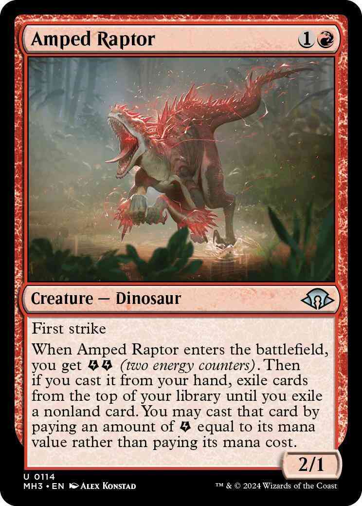 Amped Raptor [114] [Modern Horizons 3] [Non-Foil]