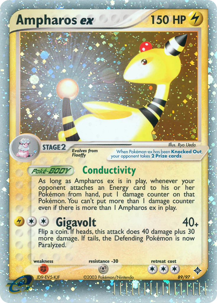 Ampharos ex - 89/97 - Rare Holo EX [ex3-89] [Ultra]