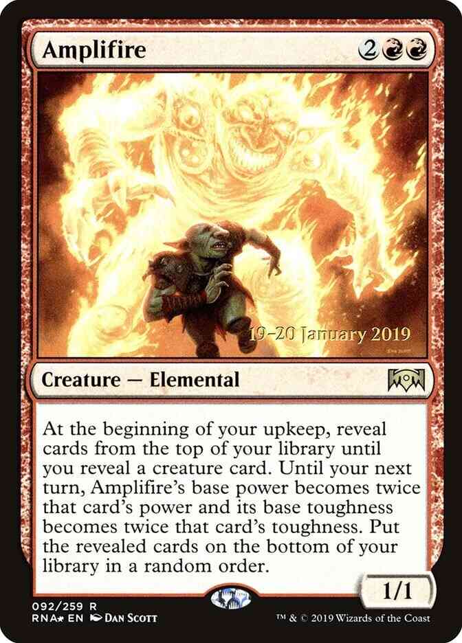 Amplifire [92s] [Ravnica Allegiance Promos] [Foil]