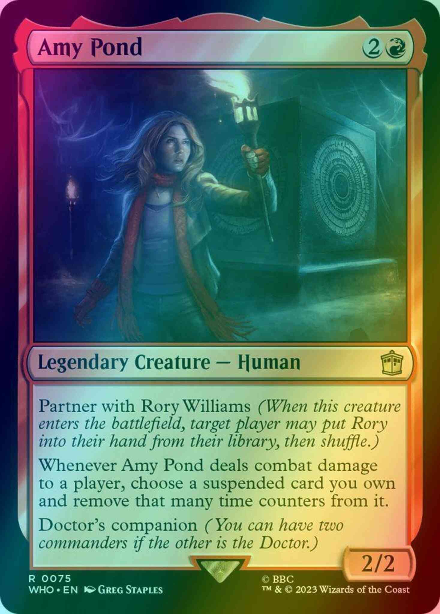 Amy Pond [75] [Universes Beyond: Doctor Who] [Foil]