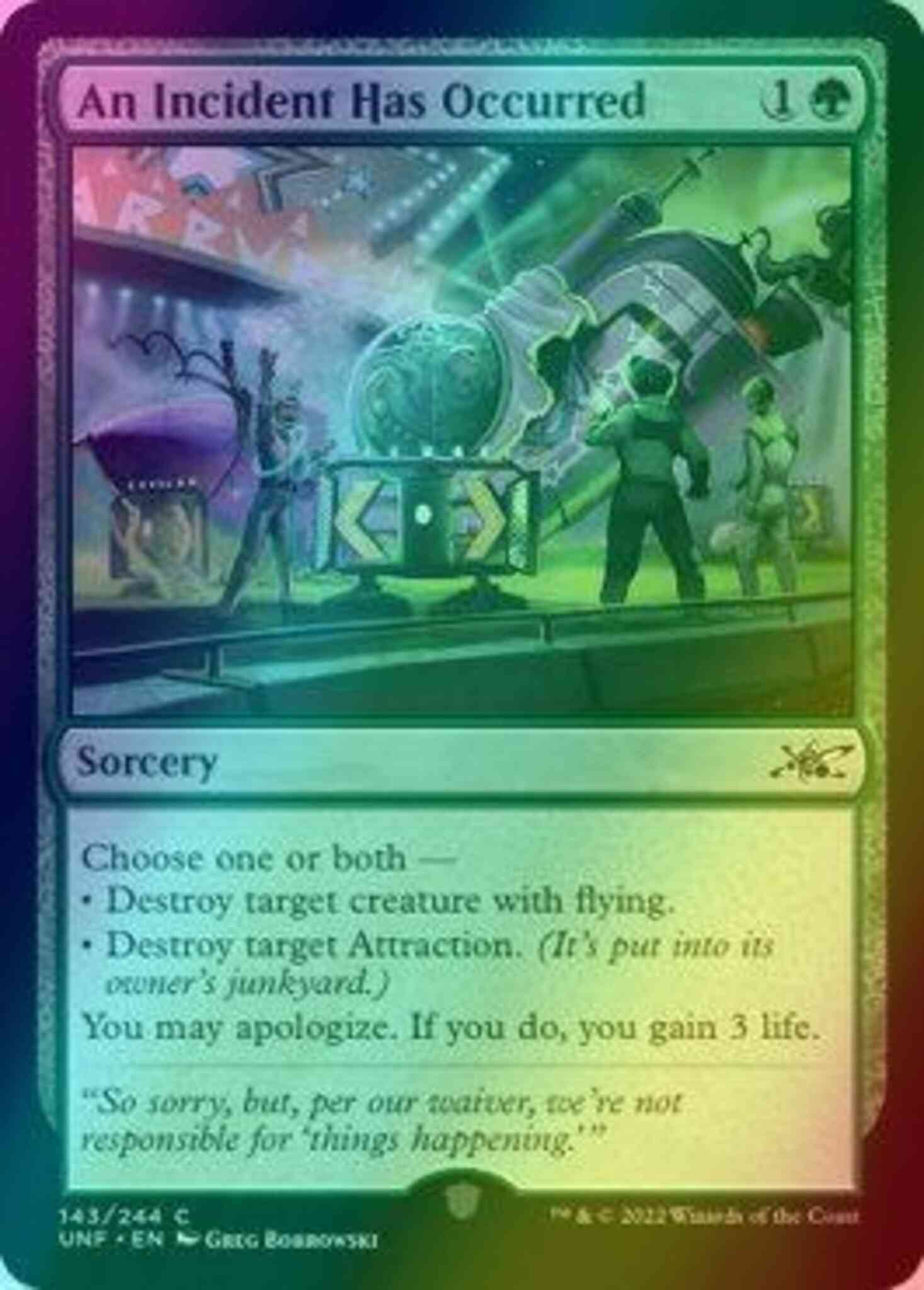 An Incident Has Occurred [143] [Unfinity] [Foil]